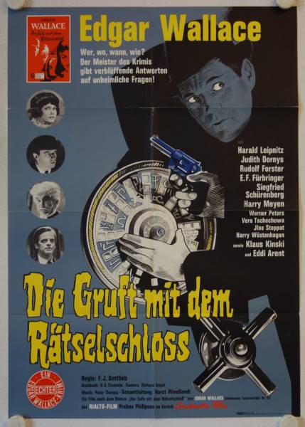 Die Gruft mit dem Rätselschloss originales deutsches Filmplakat
